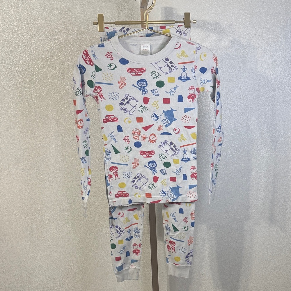 Hanna Andersson- Pixar- Colorful character Kids Pajama Set- Size 10